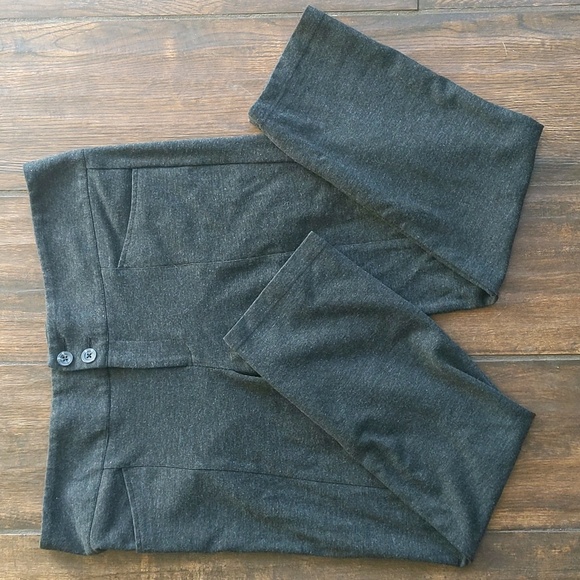 CAbi Dark Gray Lean Trouser Ponte Dress Pants - Women's 12 - Picture 1 of 7